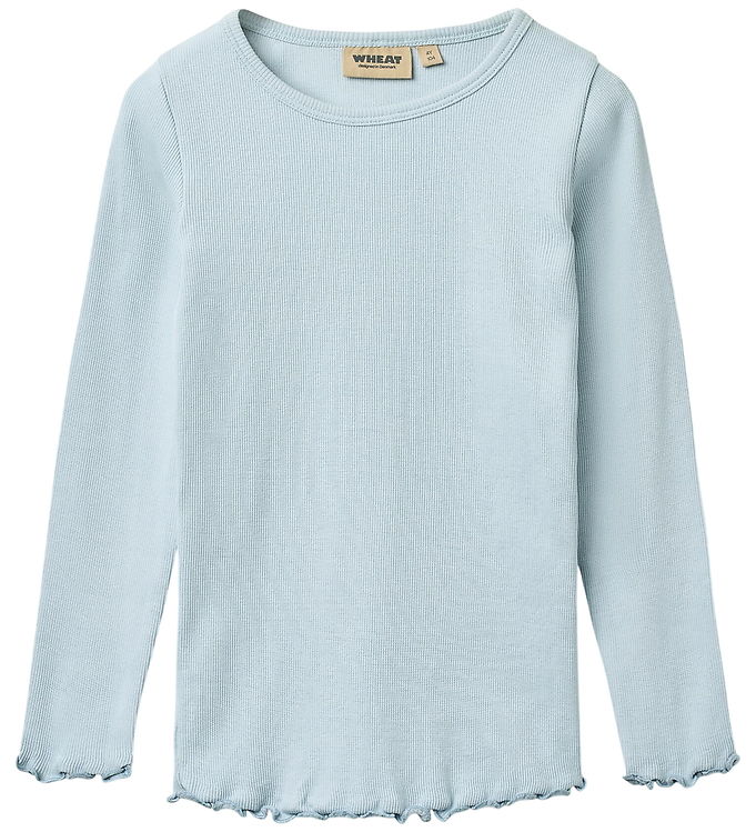 Wheat Bluse - Rib - Ida - Summer Sky