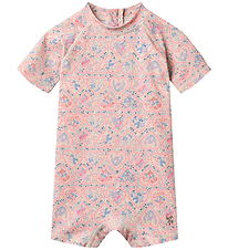 Wheat Bade Heldragt - Cas - Pink heart flowers