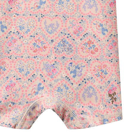 Wheat Bade Heldragt - Cas - Pink heart flowers