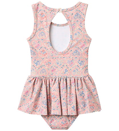 Wheat Badedragt - Erna - Pink heart flowers