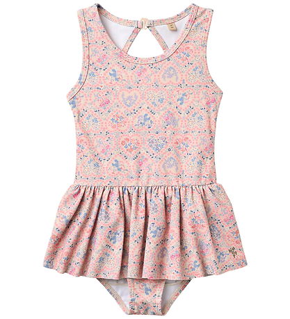 Wheat Badedragt - Erna - Pink heart flowers