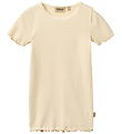 Wheat T-shirt - Rib - Katie - Barely apricot