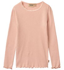 Wheat Bluse - Rib - Reese - Rose Cloud