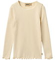 Wheat Bluse - Rib - Reese - Barely apricot