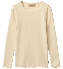 Wheat Bluse - Rib - Reese - Barely apricot