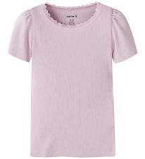 Name It T-shirt - Rib - Noos - NmfKab - Fragrant Lilac