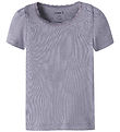 Name It T-shirt - Rib - Noos - NmfKab - Lavender Gray