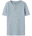 Name It T-shirt - Rib - Noos - NmmKab - Blue Fog