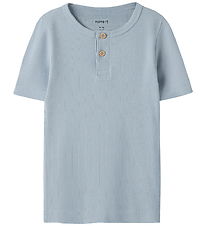 Name It T-shirt - Rib - Noos - NmmKab - Blue Fog
