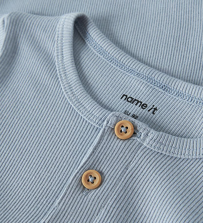 Name It T-shirt - Rib - Noos - NmmKab - Blue Fog