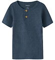 Name It T-shirt - Rib - Noos - NmmKab - Vintage Indigo/Melange