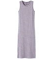 Name It Kjole - Rib - Noos - NkfSuraja - Lavender Fog/W. Lavende