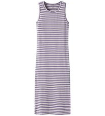 Name It Kjole - Rib - Noos - NkfSuraja - Lavender Fog/W. Lavende