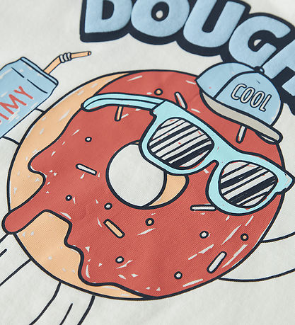 Name It T-shirt - NkmFoxe - Cloud Dancer