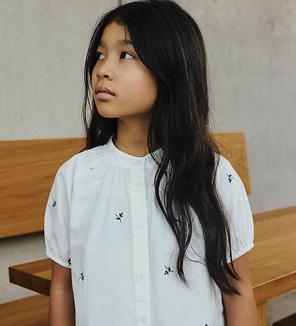 Name It Bluse - NkfFrette - Cloud Dancer