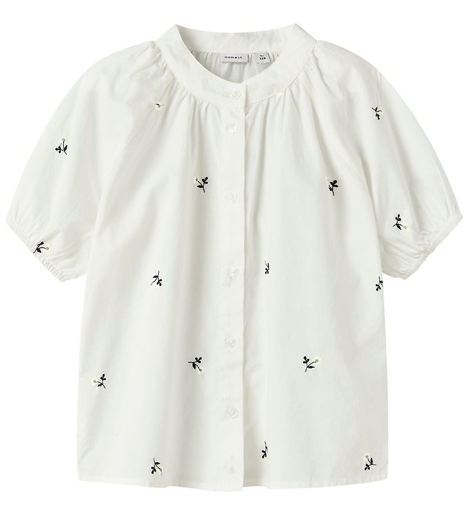 Name It NkfFrette - Bluse - Hvid - 134-140