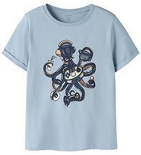 Name It T-shirt - NkmVux - Blue Fog/Gamer