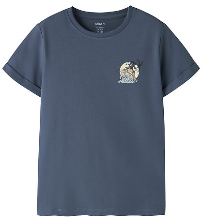 Name It T-shirt - NkmVux - Vintage Indigo/Surfing