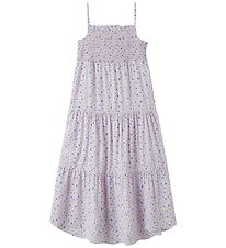 Name It Kjole - NkfVinaya - Lavender Fog/Small Floral