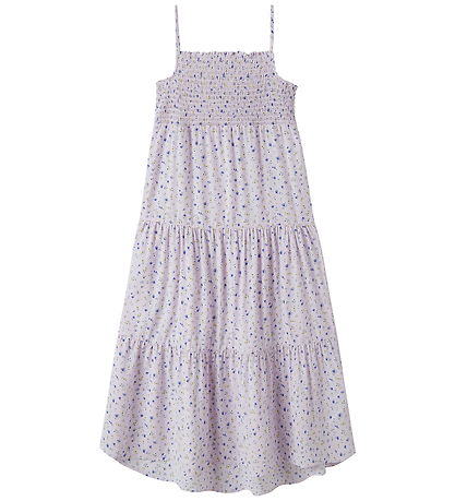 Name It Kjole - NkfVinaya - Lavender Fog/Small Floral