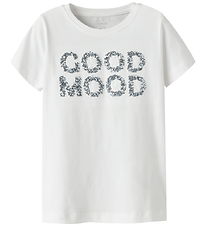 Name It T-shirt - NkfFinojo - Bright White/Good Mood