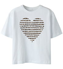 Name It T-shirt - NkfFahiraz - Bright White/Leo Heart