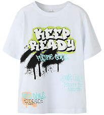 Name It T-shirt - NkmFlynn - Bright White