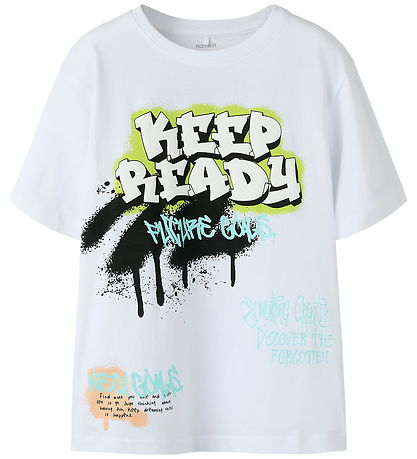 Name It T-shirt - NkmFlynn - Bright White