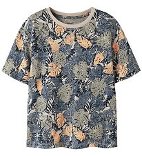 Name It T-shirt - NkmValther - Chateau Gray/Leafs