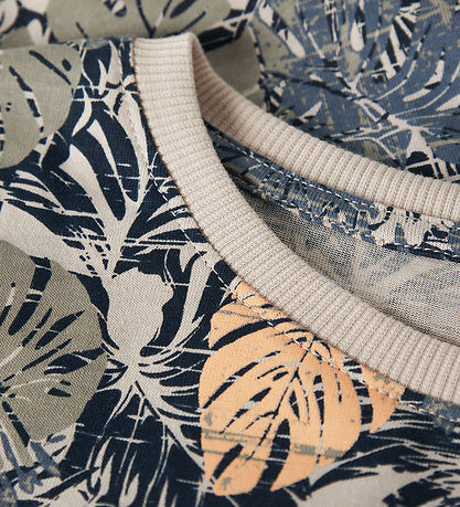 Name It T-shirt - NkmValther - Chateau Gray/Leafs