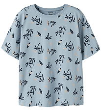 Name It T-shirt - NkmValther - Blue Fog/Palm Surf