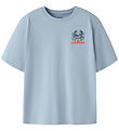 Name It T-shirt - NkmVelix - Blue Fog/Crabs