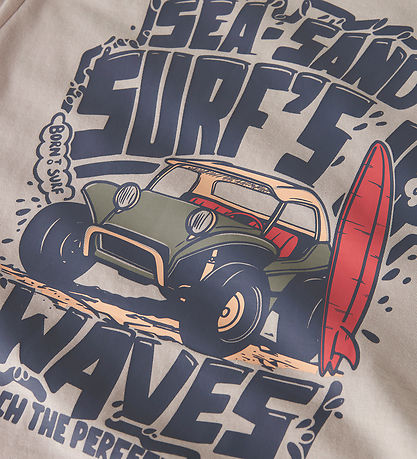 Name It T-shirt - NkmVelix - Chateau Gray/Sea Sand