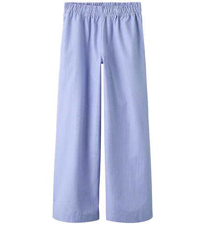 Name It Bukser - Wide - NkfFloritta - Purple Impression/Rainston