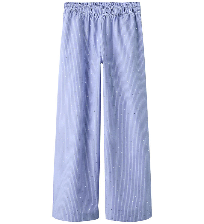 NAME IT Wide Bukser Floritta Purple Impression