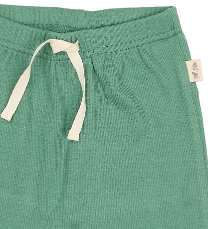 Petit Piao Bukser - Rib - PPStone - Frosty Spruce
