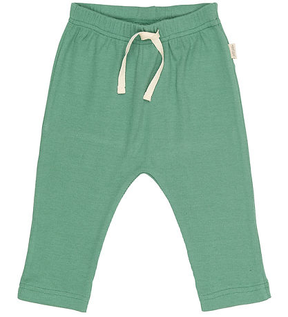 Petit Piao Bukser - Rib - PPStone - Frosty Spruce