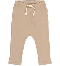Petit Piao Bukser - Rib - PPStone - Ginger snap