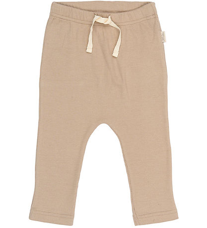 Petit Piao Bukser - Rib - PPStone - Ginger snap