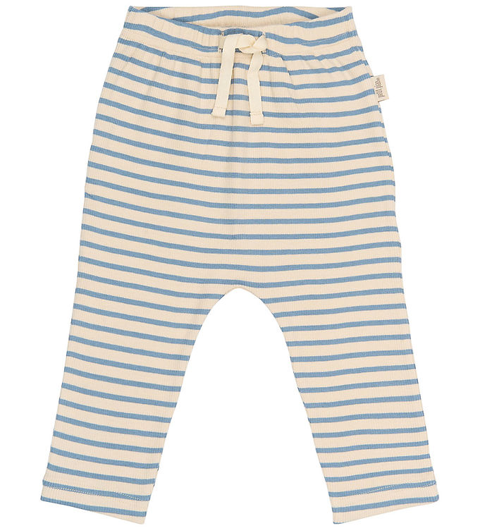 Petit Piao Bukser - Rib/Modal - PPSky - Infinity Striped