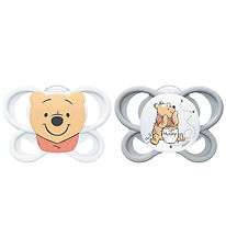 Nuk Sutter - 2-pak - Perfect Match Air - Peter Plys - Hvid/Grå