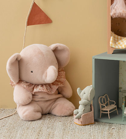 Maileg Bamse - Elefant - Stor - Powder
