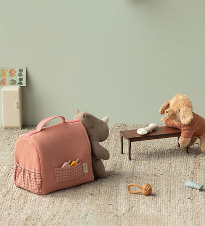 Maileg Kæledyrstaske - Lille - Coral