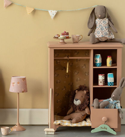 Maileg Miniature Gulvlampe - Dark Powder