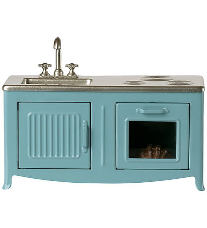 Maileg Miniature Køkken - Mus - Blå