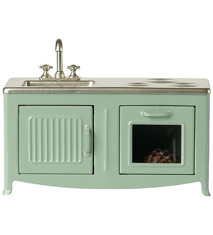 Maileg Miniature Køkken - Mus - Mint