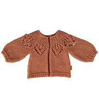 Maileg Dukketøj - Str. 3 - Strikket Cardigan - Vintage Rose