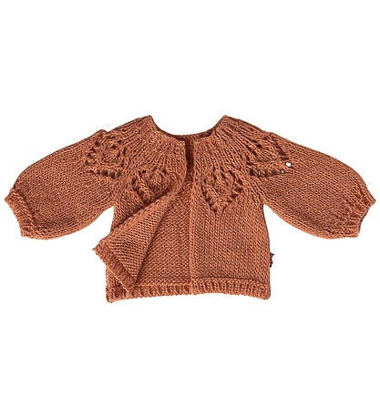 Maileg Dukketøj - Str. 3 - Strikket Cardigan - Vintage Rose