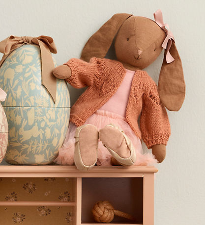 Maileg Dukketøj - Str. 3 - Strikket Cardigan - Vintage Rose