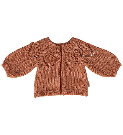Maileg Dukketøj - Str. 3 - Strikket Cardigan - Vintage Rose